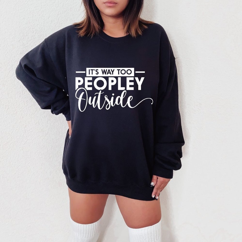 Long Sleeve Crew Neck Sweatshirt Made Of A 50/50 Cotton Blend In Multiple Colors